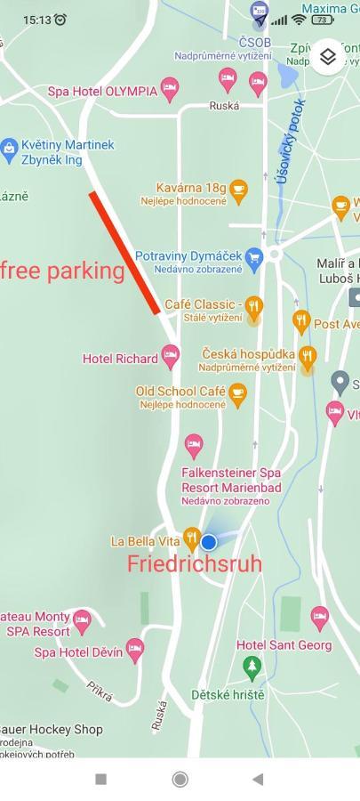 Apartman Friedrichsruh Apartment Marianske Lazne Ngoại thất bức ảnh